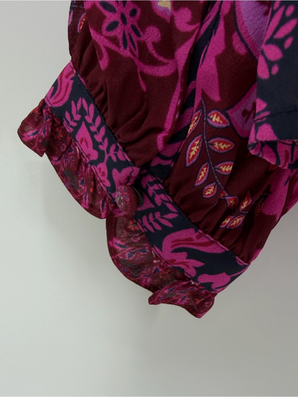 Johnny Was Jade Steffie Blouse Silk Blend Size L - Picture 10 of 13
